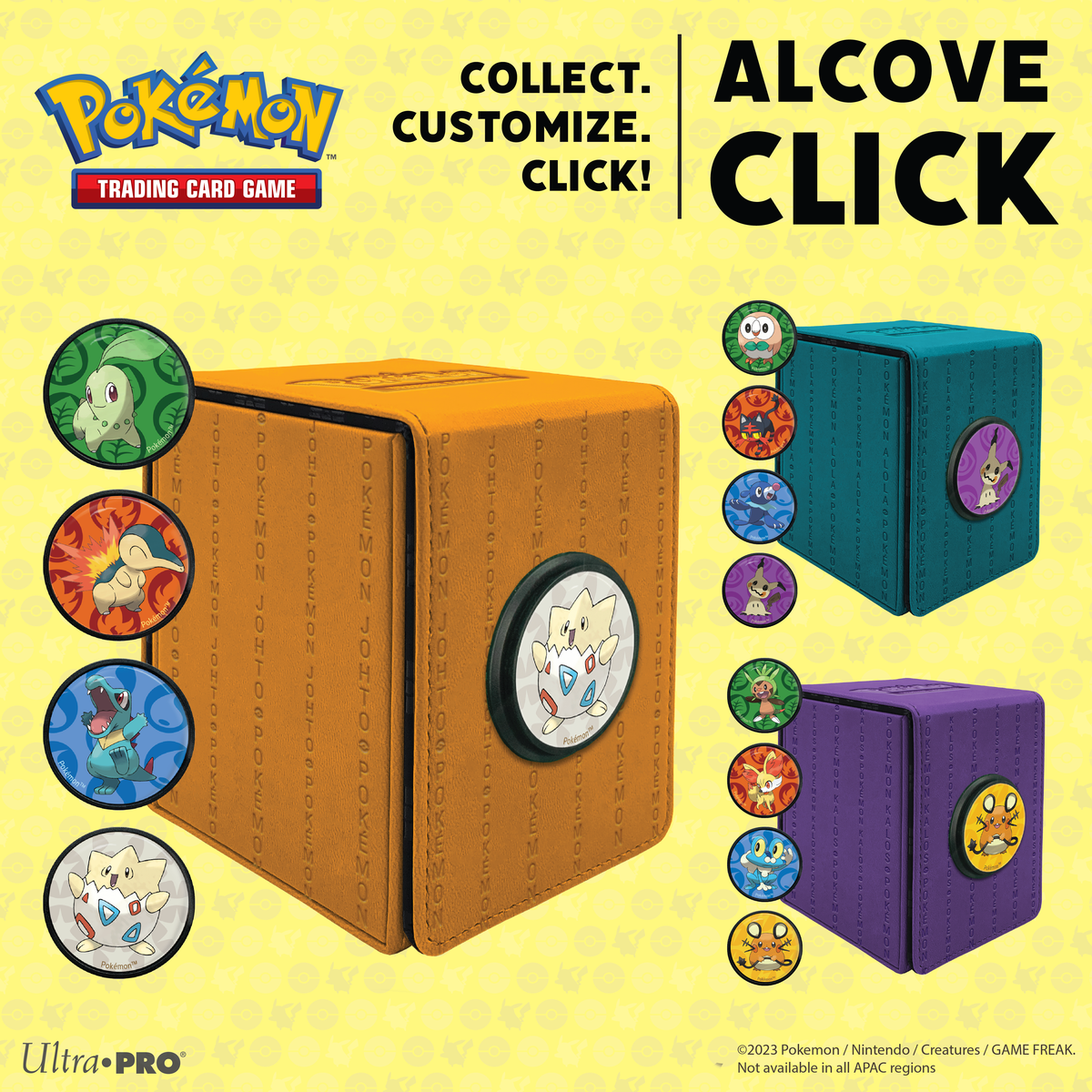 Pokémon Alcove Click Deck Boxes – Ultra PRO International