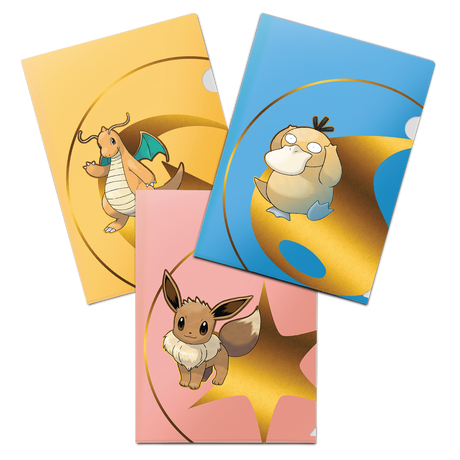 Pokémon Tournament Folios 3 Pack - Psyduck, Eevee, and Dragonite | Ultra PRO International