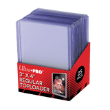 3" x 4" Clear Regular Toploaders for Standard Size Cards (25ct) - E - 81222 - Ultra PRO - Ultra PRO International