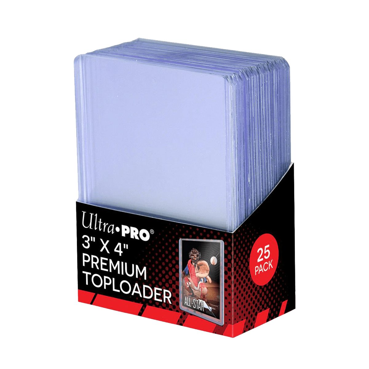 3" x 4" Ultra Clear Premium Toploaders (25ct) - E - 81145 - Ultra PRO - Ultra PRO International