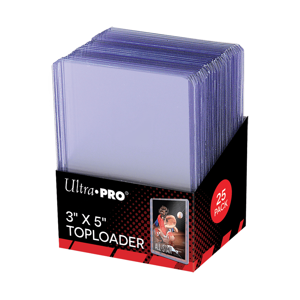 3" x 5" Toploaders (25ct) - E - 81182 - Ultra PRO - Ultra PRO International