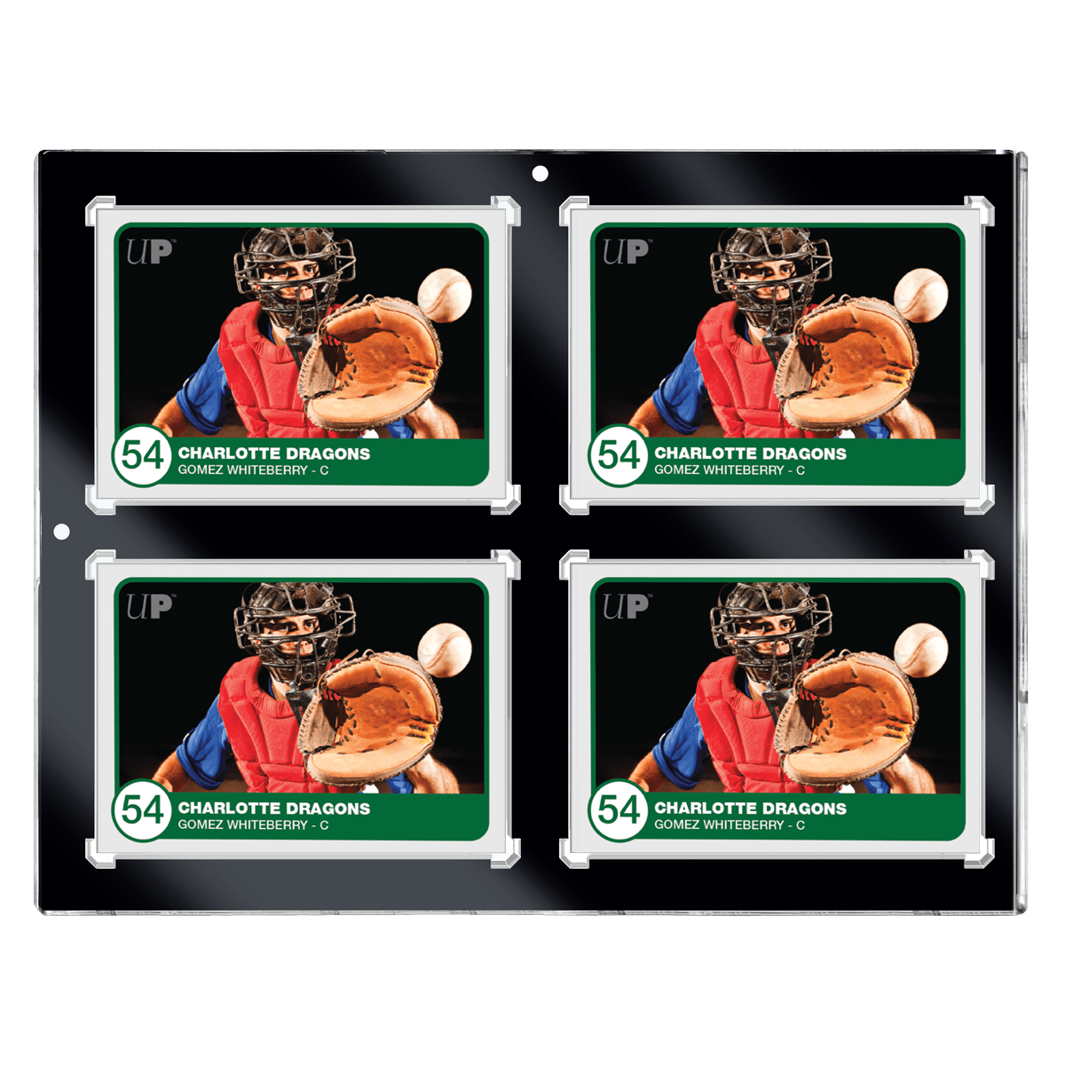 35PT 4 - Card Black Border UV ONE - TOUCH Magnetic Holder - E - 15401 - Ultra PRO - Ultra PRO International