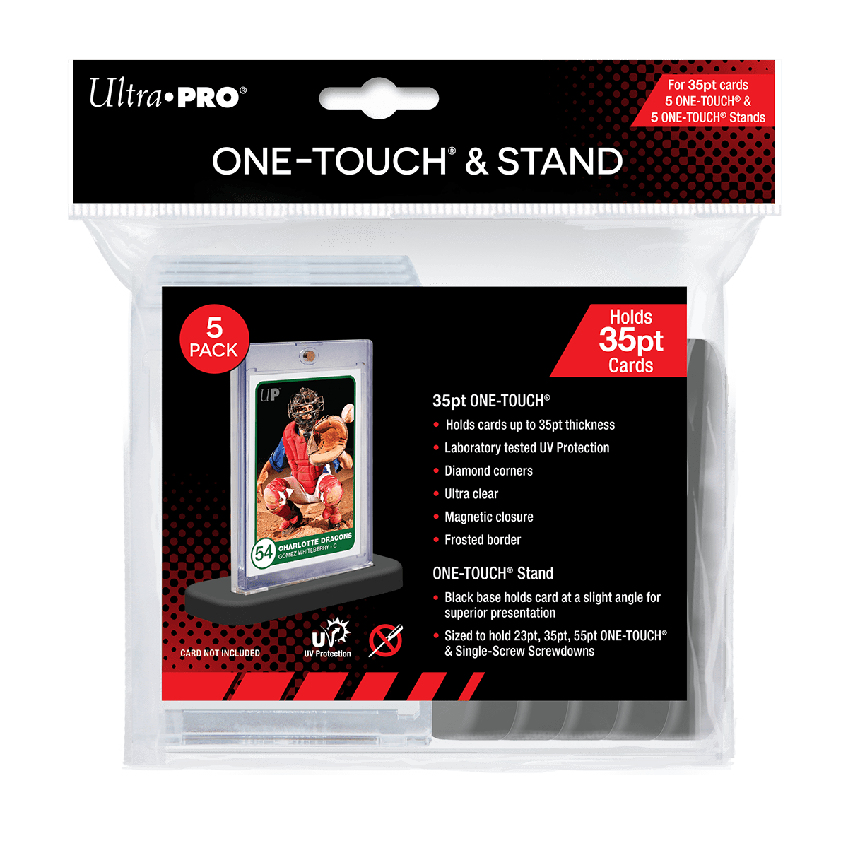 35PT ONE - TOUCH & Stands (5ct) - E - 15770 - Ultra PRO - Ultra PRO International