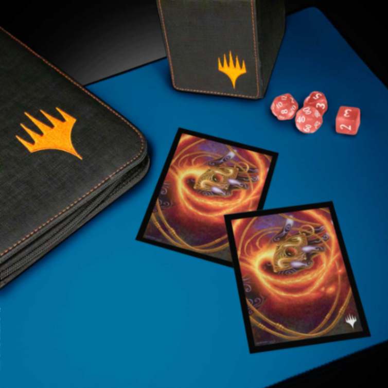 Modern Horizons 3 Ruby Medallion Deck Protector Sleeves (100ct) for Magic: The Gathering