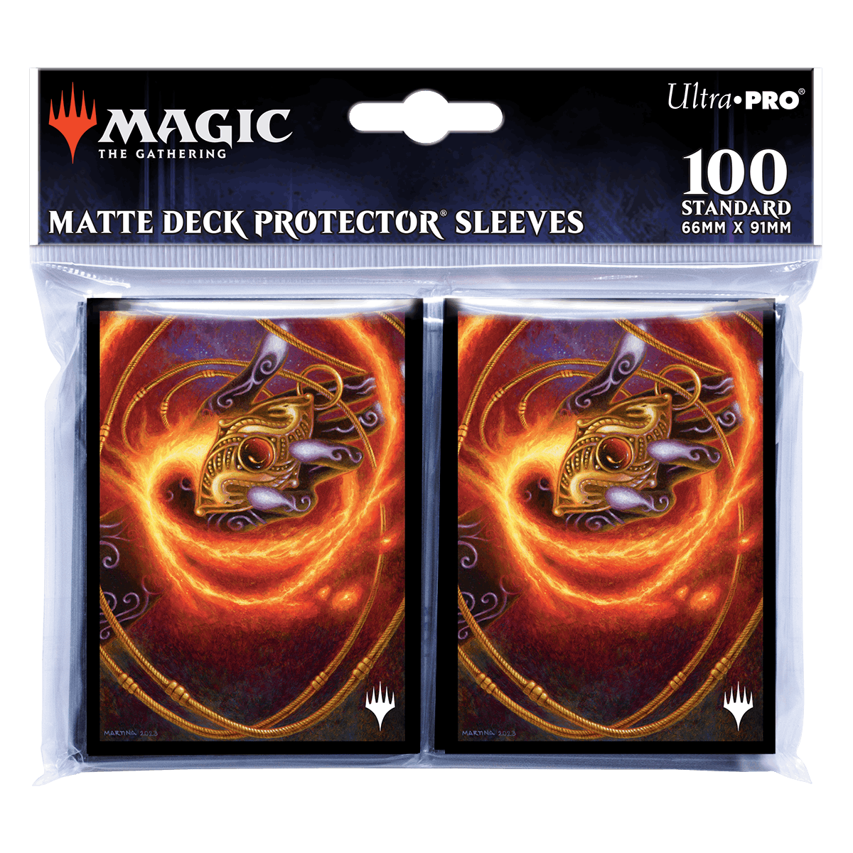 Modern Horizons 3 Ruby Medallion Deck Protector Sleeves (100ct) for Magic: The Gathering | Ultra PRO International