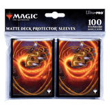 Modern Horizons 3 Ruby Medallion Deck Protector Sleeves (100ct) for Magic: The Gathering | Ultra PRO International