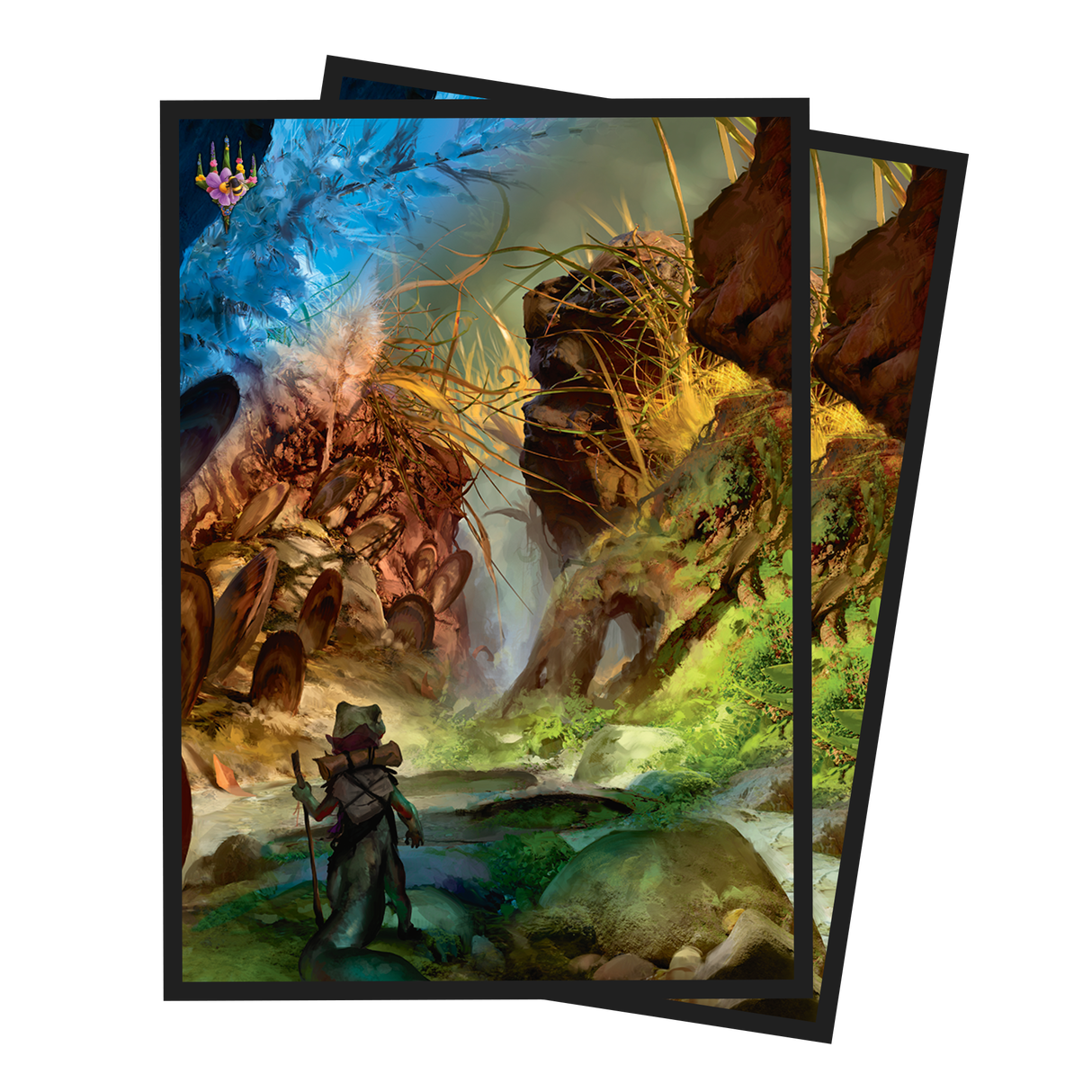 Bloomburrow Season Lands: Swamp (Summer) Deck Protector Sleeves (100ct) for Magic: The Gathering