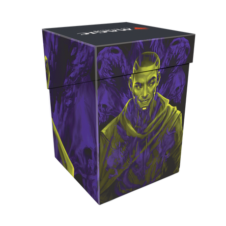 Duskmourn Kaito, Bane of Nightmares (Double Exposure Alt) 100+ Deck Box for Magic: The Gathering