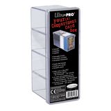 4 - Compartment Clear Card Box - E - 81163 - Ultra PRO - Ultra PRO International