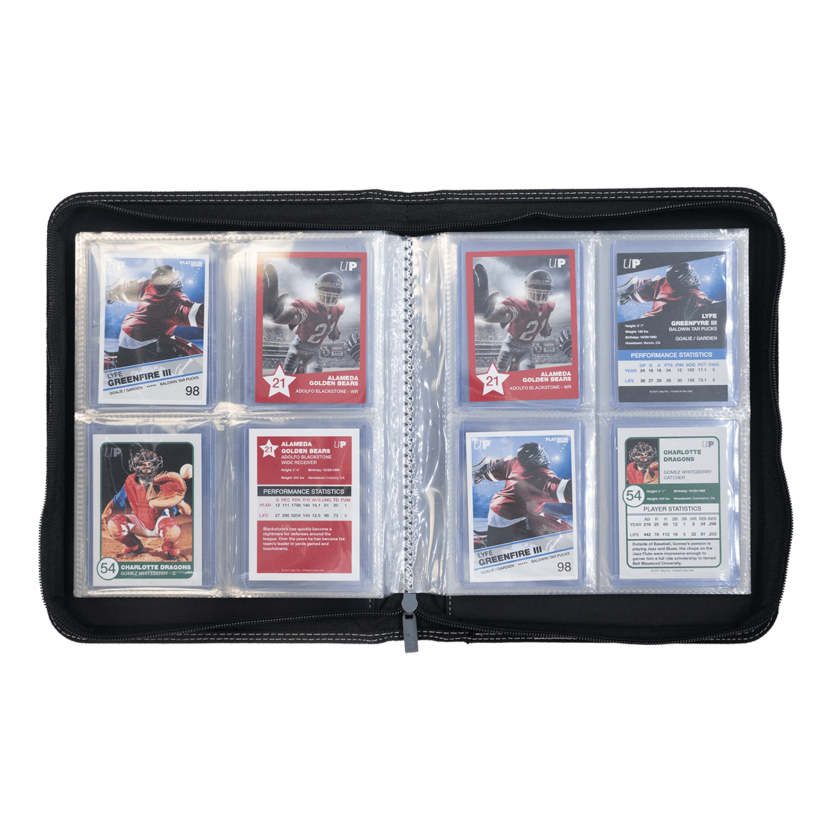 4 - Pocket Toploader Zippered Premium PRO - Binder - E - 16219 - Ultra PRO - Ultra PRO International