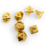 50th Anniversary Heavy Metal 7 RPG Dice Set for Dungeons & Dragons - E - 38500 - Ultra PRO International - Ultra PRO International