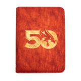 50th Anniversary Printed Leatherette Book Folio for Dungeons & Dragons - E - 38503 - Ultra PRO International - Ultra PRO International