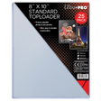 8" x 10" Standard Toploaders (25ct) - E - 82825 - Ultra PRO - Ultra PRO International