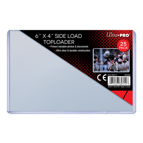 6" x 4" Side Load Toploaders (25ct) | Ultra PRO International