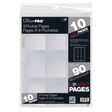 9 - Pocket Retail Page for Standard Size Cards (10ct) - E - 83000 - Ultra PRO - Ultra PRO International