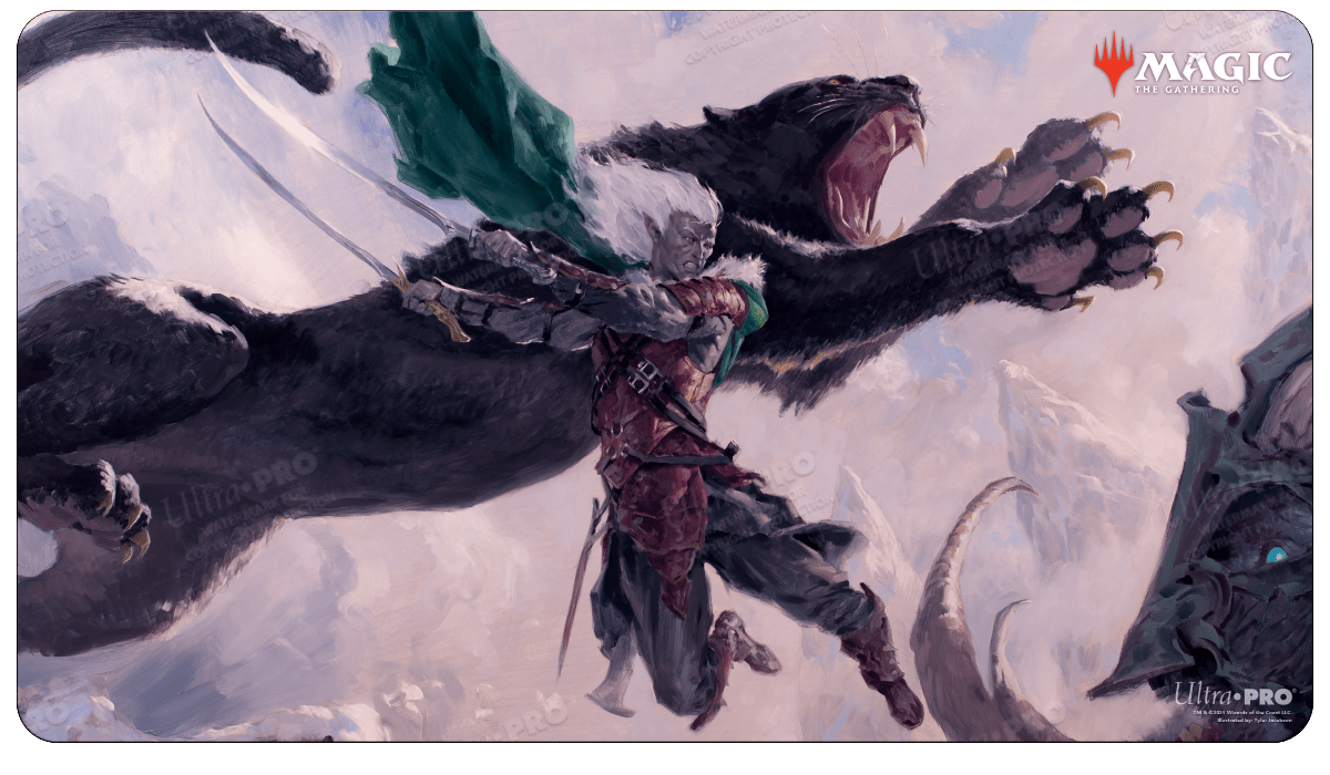 Adventures in the Forgotten Realms Drizzt Do'Urden Standard Gaming Playmat for Magic: The Gathering - E - 18749 - Ultra PRO - Ultra PRO International