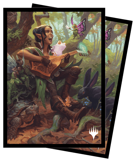 Adventures in the Forgotten Realms Ellywick Tumblestrum Standard Deck Protector Sleeves (100ct) for Magic: The Gathering - E - 18763 - Ultra PRO - Ultra PRO International