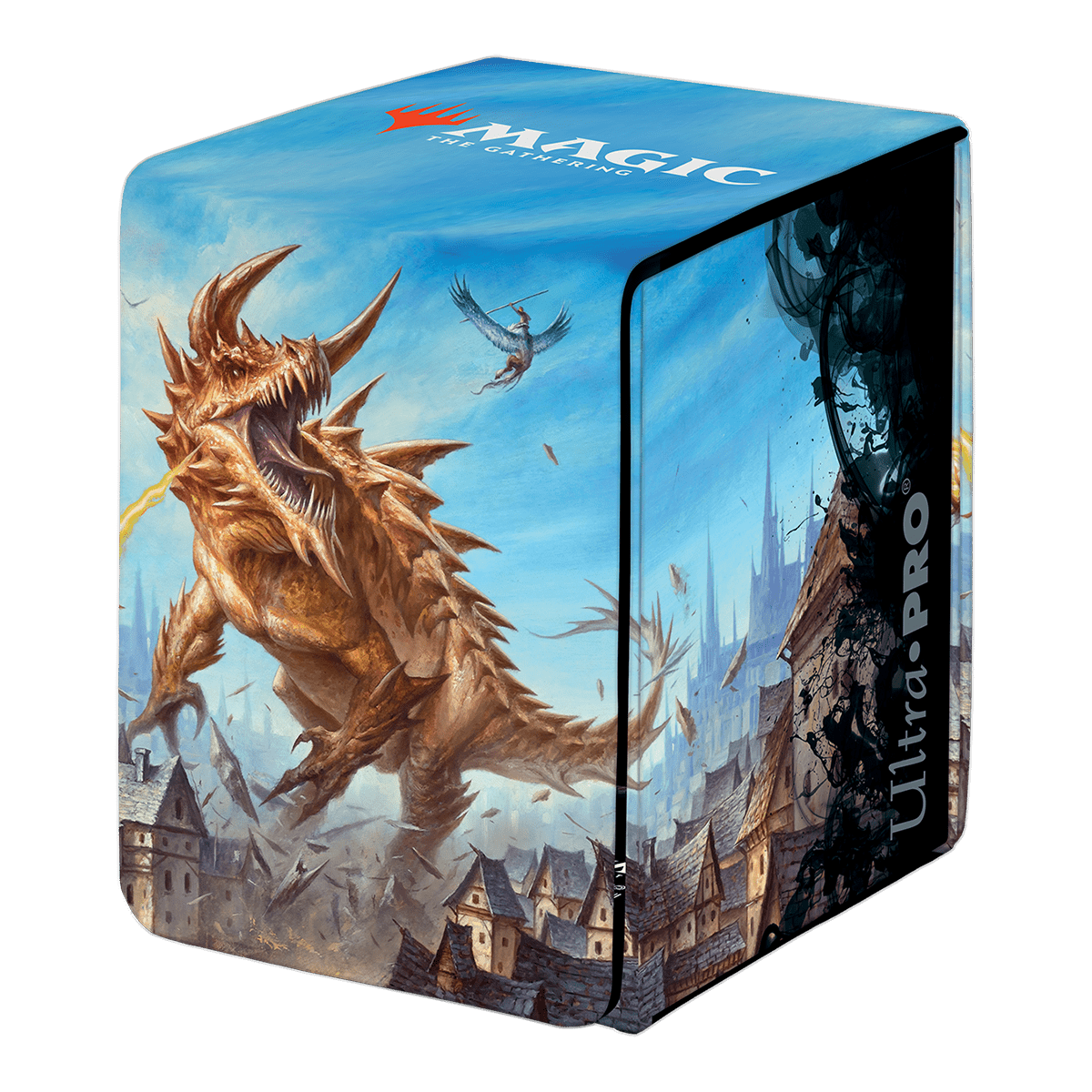 Adventures in the Forgotten Realms The Tarrasque Alcove Flip Deck Box for Magic: The Gathering - E - 18753 - Ultra PRO - Ultra PRO International