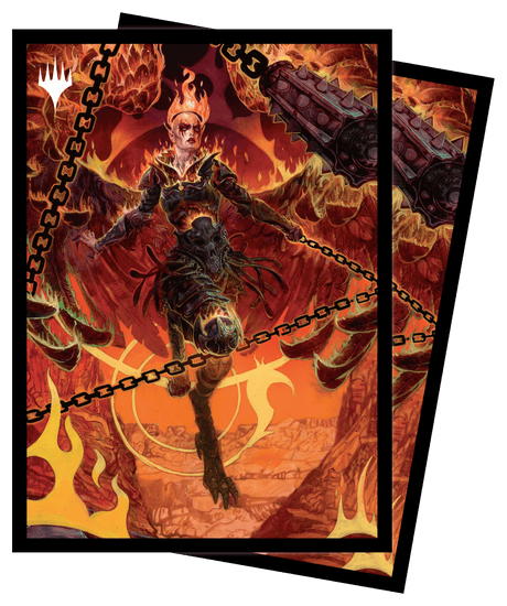 Adventures in the Forgotten Realms Zariel, Archduke of Avernus Standard Deck Protector Sleeves (100ct) for Magic: The Gathering - E - 18762 - Ultra PRO - Ultra PRO International