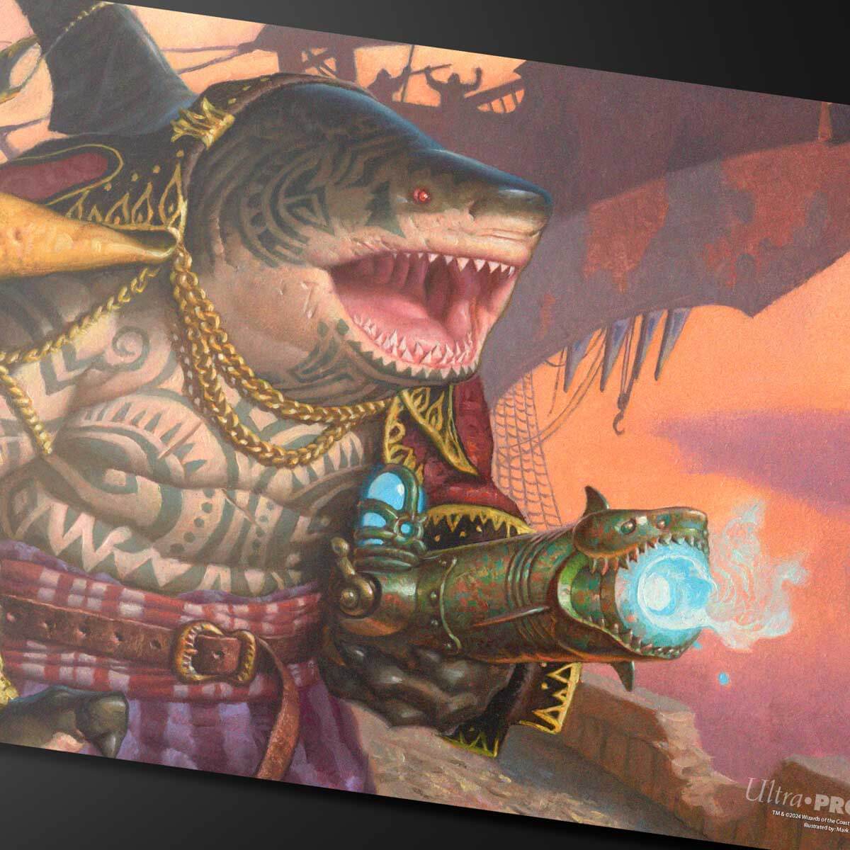 Aetherdrift Captain Howler, Sea Scourge Playmat for Magic: The Gathering - E - 38696 - Ultra PRO International - Ultra PRO International