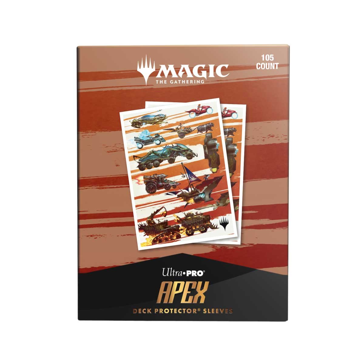 Aetherdrift Finish Line Bundle Key Art 105ct APEX™ Deck Protector Sleeves for Magic: The Gathering - E - 38675 - Ultra PRO International - Ultra PRO International