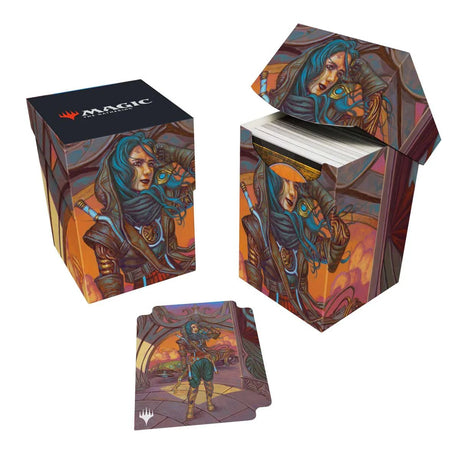 Aetherdrift Sita Varma, Masked Racer 100+ Deck Box for Magic: The Gathering - E - 38669 - Ultra PRO International - Ultra PRO International