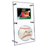 Baseball & Card (35PT) Clear Flip Display Case - E - 85445 - Ultra PRO - Ultra PRO International