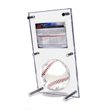 Baseball & Card (35PT) Clear Flip Display Case - E - 85445 - Ultra PRO - Ultra PRO International