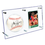 Baseball & Card (35PT) Clear Flip Display Case - E - 85445 - Ultra PRO - Ultra PRO International