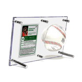 Baseball & Card (35PT) Clear Flip Display Case - E - 85445 - Ultra PRO - Ultra PRO International