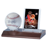 Baseball & Card Wood Display Holder - E - 81674 - Ultra PRO - Ultra PRO International