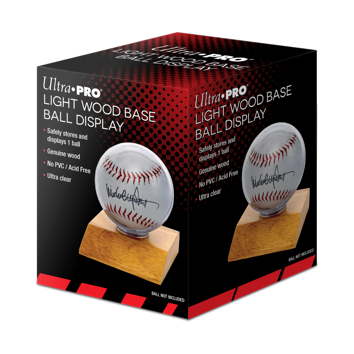 Baseball Wood Base Display Holder - E - 81208 - Ultra PRO - Ultra PRO International