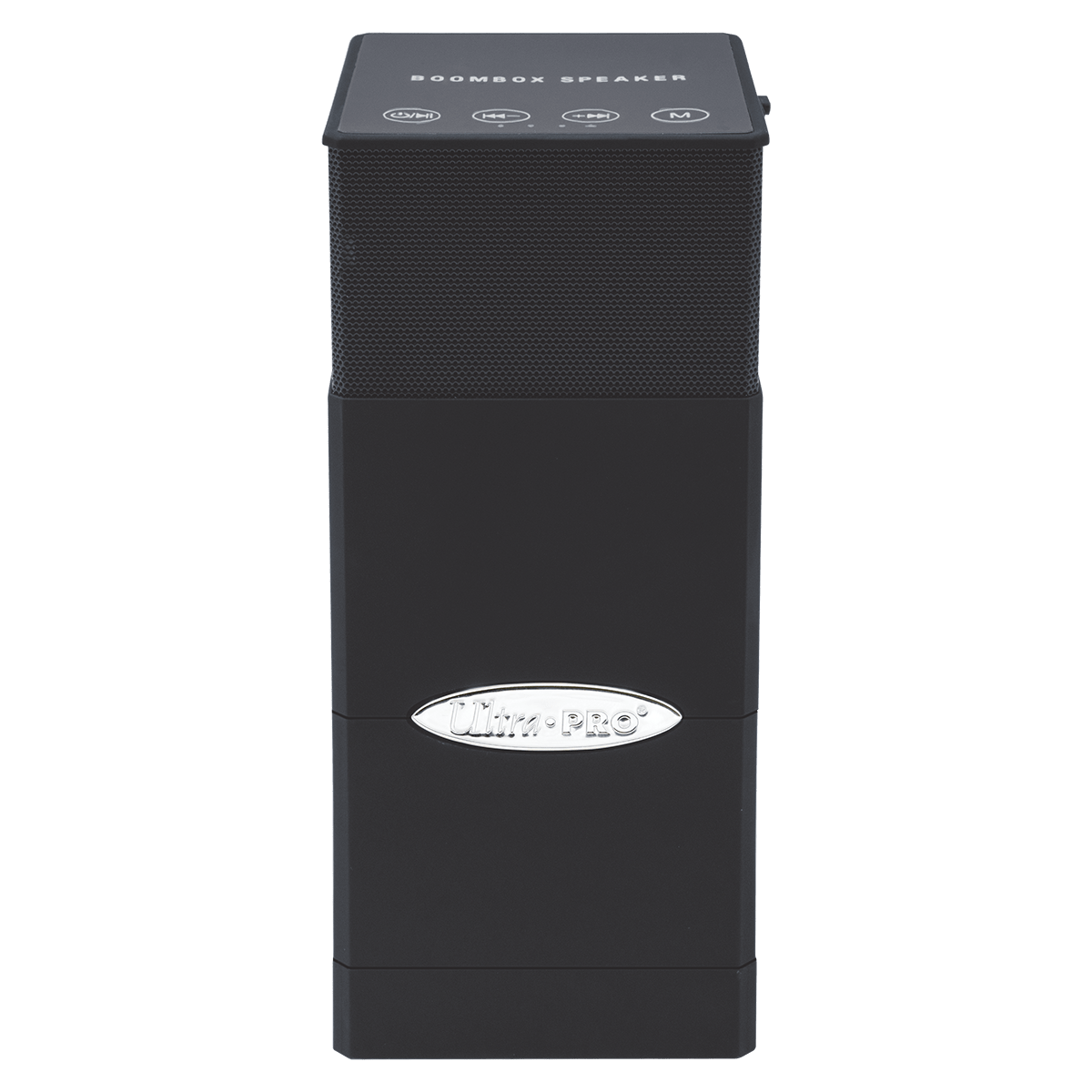 Black Satin Tower Deck Box with Bluetooth Speaker - E - 15191 - Ultra PRO - Ultra PRO International