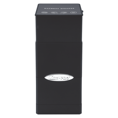 Black Satin Tower Deck Box with Bluetooth Speaker - E - 15191 - Ultra PRO - Ultra PRO International