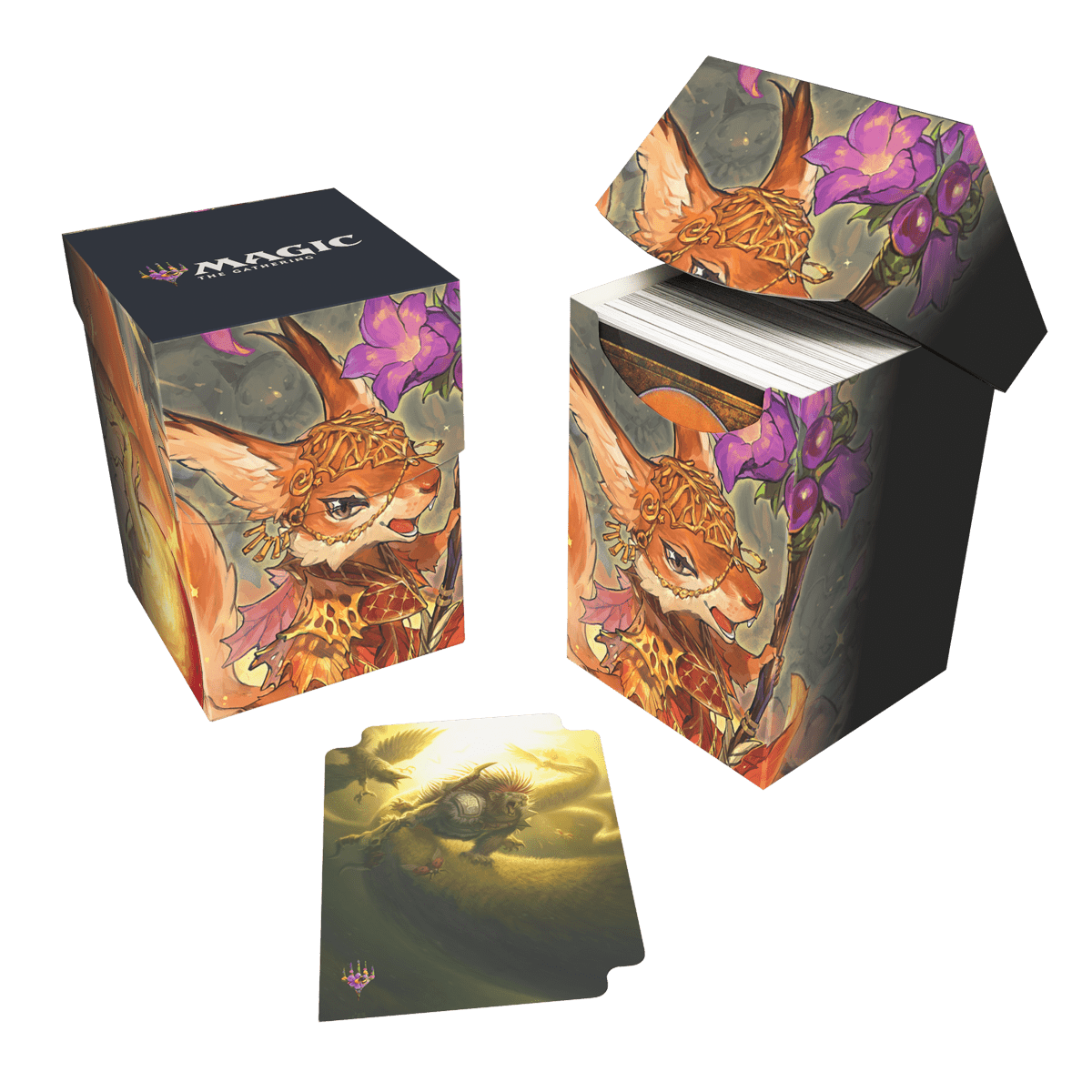 Bloomburrow Hazel of the Rootbloom (Commander - Animated Army Red/Green) 100+ Deck BoxÂ® for Magic: The Gathering - E - 38522 - Ultra PRO International - Ultra PRO International