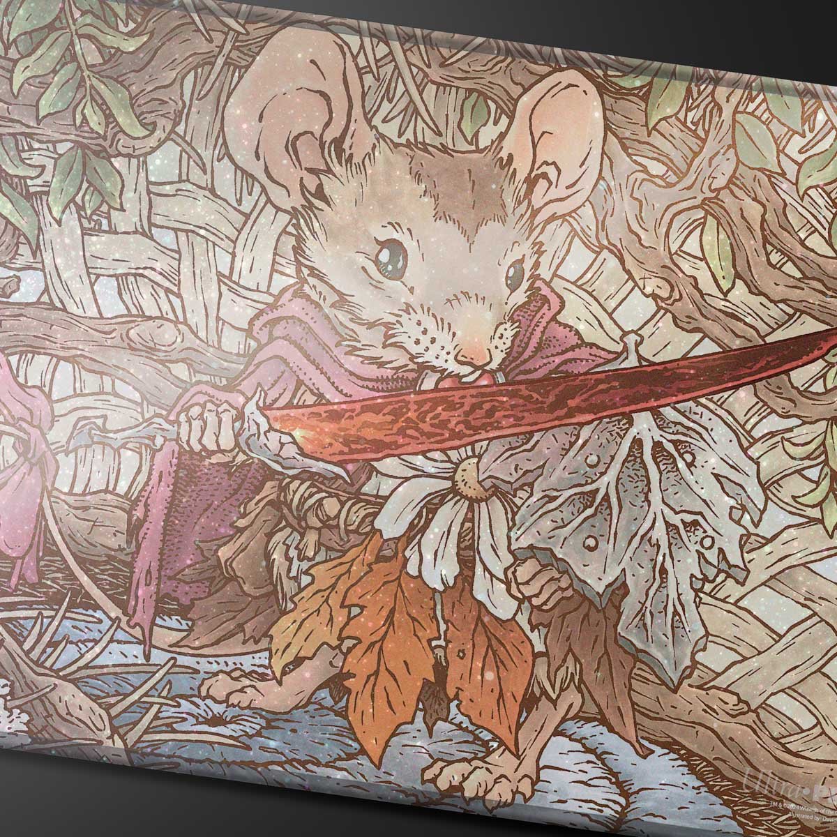 Bloomburrow Mabel, Heir to Cragflame Holofoil Standard Gaming Playmat for Magic: The Gathering - E - 38565 - Ultra PRO International - Ultra PRO International