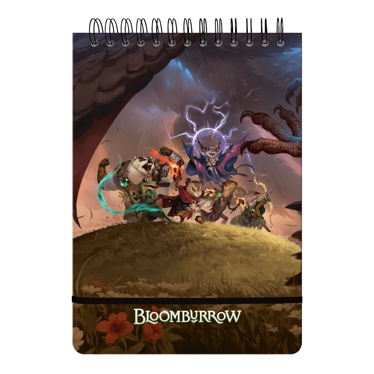 Bloomburrow Party Faceoff Against Dragonhawk, Fateâ€™s Tempest Spiral Life Pad for Magic: The Gathering - E - 38538 - Ultra PRO International - Ultra PRO International