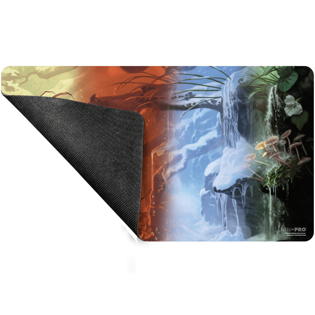 Bloomburrow Season Lands: Forest (Four Seasons) Standard Gaming Playmat for Magic: The Gathering - E - 38553 - Ultra PRO International - Ultra PRO International