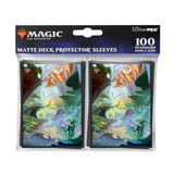 Bloomburrow Season Lands: Island Summer Deck Protector Sleeves (100ct) for Magic: The Gathering - E - 38515 - Ultra PRO International - Ultra PRO International