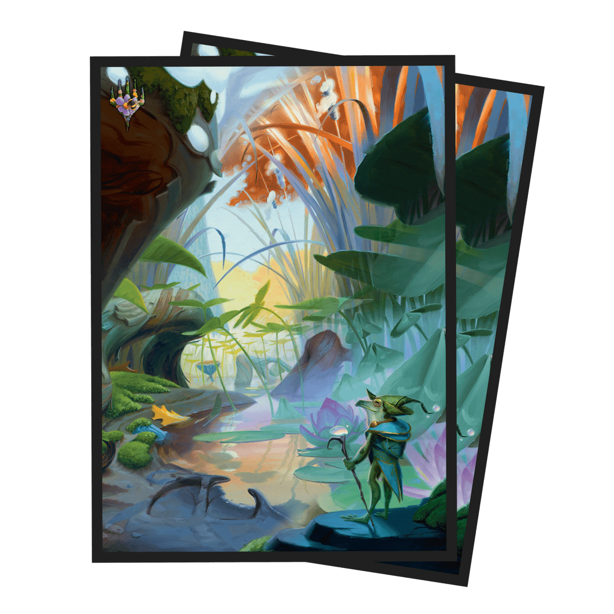 Bloomburrow Season Lands: Island Summer Deck Protector Sleeves (100ct) for Magic: The Gathering - E - 38515 - Ultra PRO International - Ultra PRO International