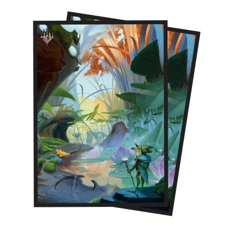 Bloomburrow Season Lands: Island Summer Deck Protector Sleeves (100ct) for Magic: The Gathering - E - 38515 - Ultra PRO International - Ultra PRO International