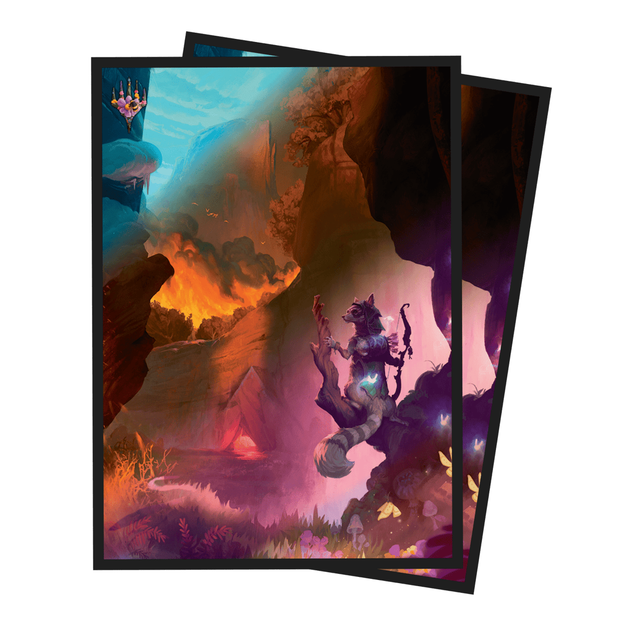 Bloomburrow Season Lands: Mountain Summer Deck Protector Sleeves (100ct) for Magic: The Gathering - E - 38517 - Ultra PRO International - Ultra PRO International