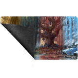 Bloomburrow Season Lands: Three Tree City (Four Seasons) AR Enhanced Standard Gaming Playmat Multi for Magic: The Gathering - E - 38554 - Ultra PRO International - Ultra PRO International