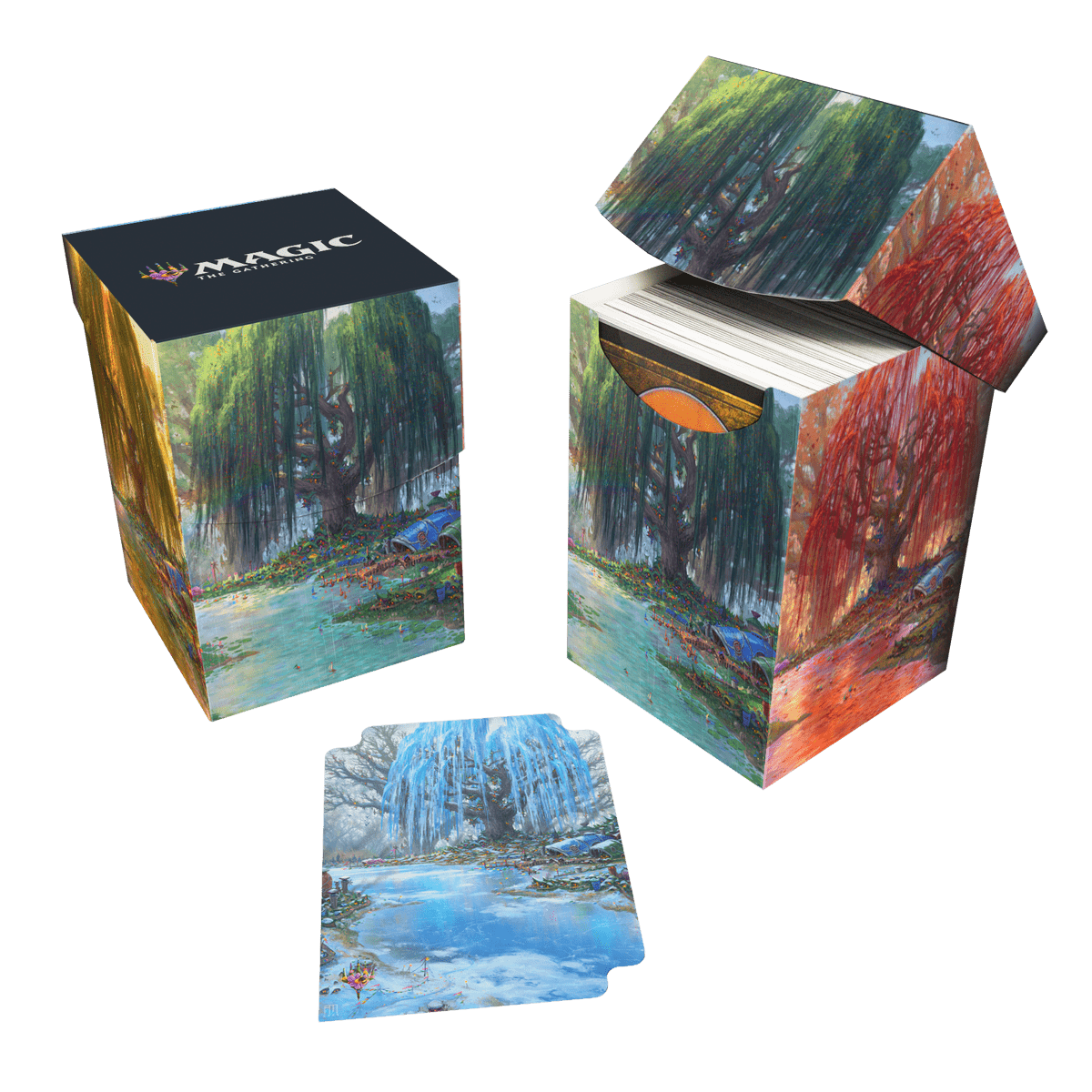 Bloomburrow Season Lands: Three Tree City (Summer) 100+ Deck Box® Multi for Magic: The Gathering - E - 38531 - Ultra PRO International - Ultra PRO International