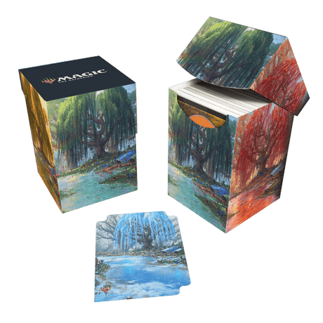 Bloomburrow Season Lands: Three Tree City (Summer) 100+ Deck BoxÂ® Multi for Magic: The Gathering - E - 38531 - Ultra PRO International - Ultra PRO International