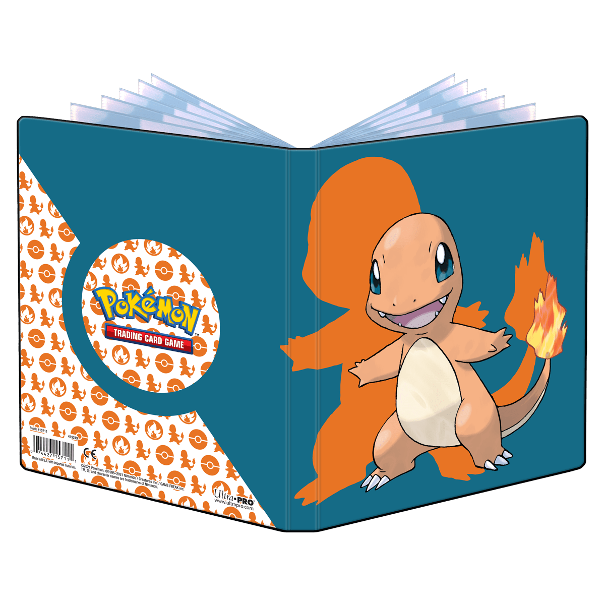 Charmander 4 - Pocket Portfolio for PokÃ©mon - E - 15711 - Ultra PRO - Ultra PRO International