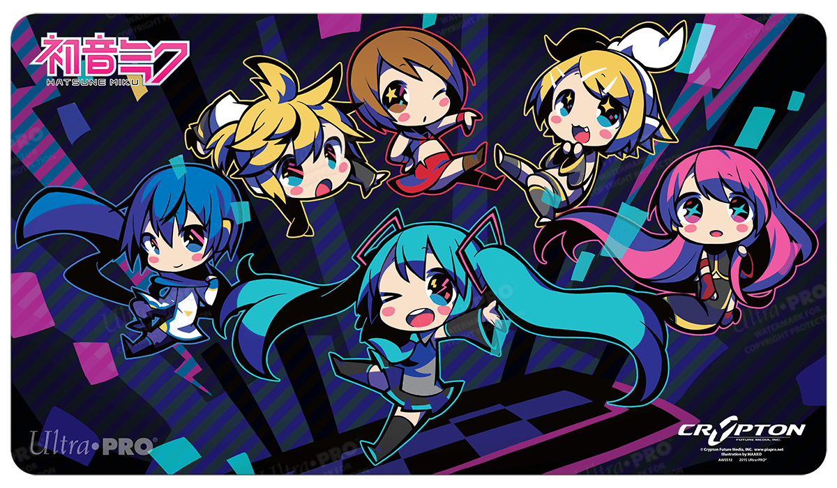 Chibis Standard Gaming Playmat Mousepad for Hatsune Miku - E - 84684 - Ultra PRO - Ultra PRO International