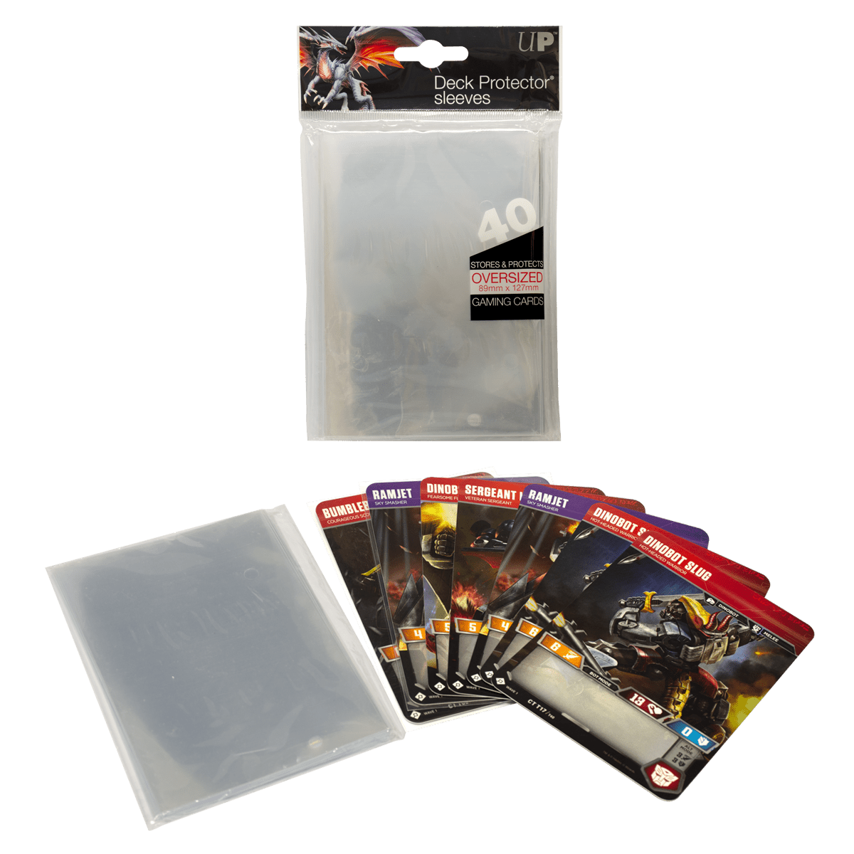 Clear Top Loading Oversized Deck Protector Sleeves (40ct) - E - 85787 - Ultra PRO - Ultra PRO International