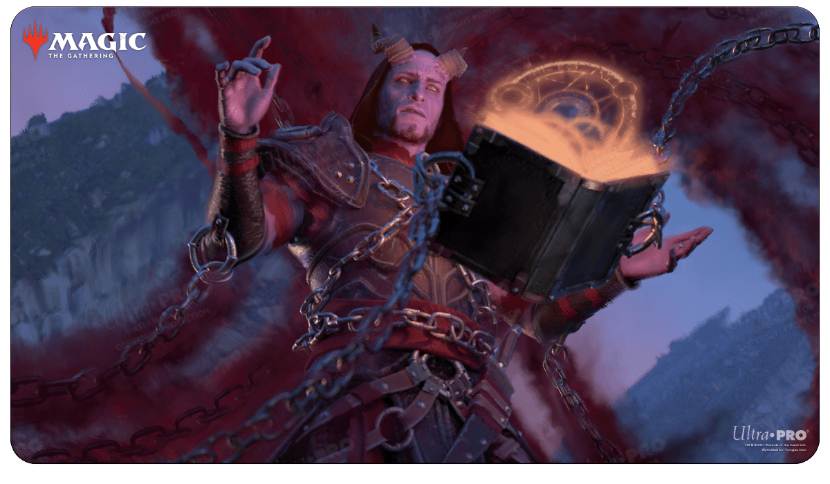 Commander Adventures in the Forgotten Realms Prosper, Tome - Bound Standard Gaming Playmat for Magic: The Gathering - E - 18771 - Ultra PRO - Ultra PRO International