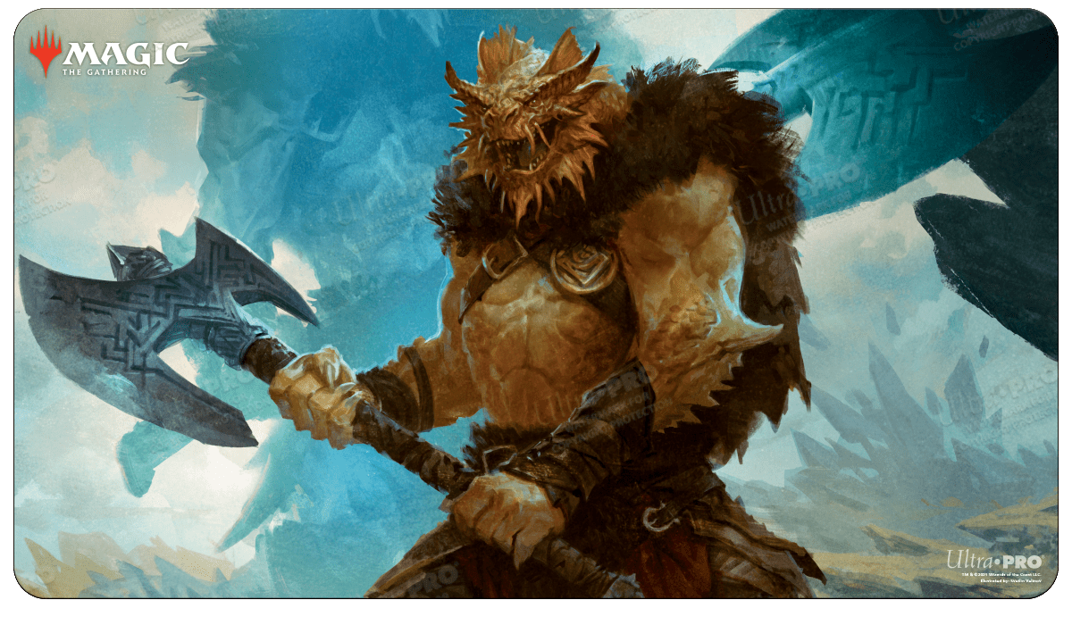 Commander Adventures in the Forgotten Realms Vrondiss, Rage of Ancients Standard Gaming Playmat for Magic: The Gathering - E - 18769 - Ultra PRO - Ultra PRO International